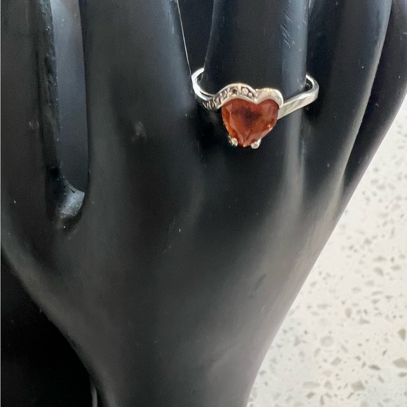 Heart shape 925 ring . - Picture 4 of 8